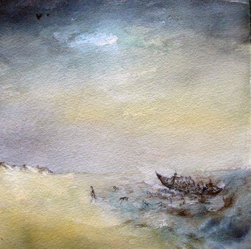 Landing Boat Refugees - Survivors  Landing Boat Refugees - Survivors